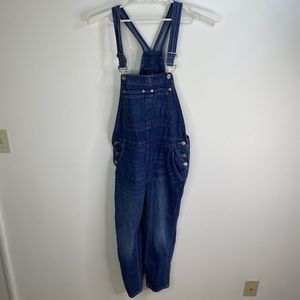GAP Denim Overalls Women Medium 100% Cotton EUC